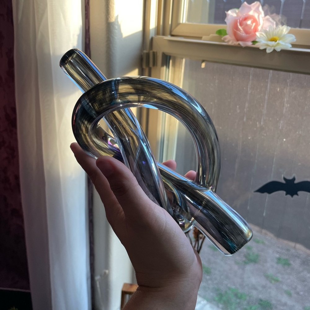 Elegant unique Multicolor Knotted pretzel style home decor piece